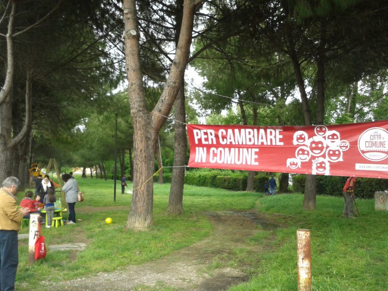 Le periferie al centro: merenda al parco semi-abbandonato di via Cervino, quartiere La Cella