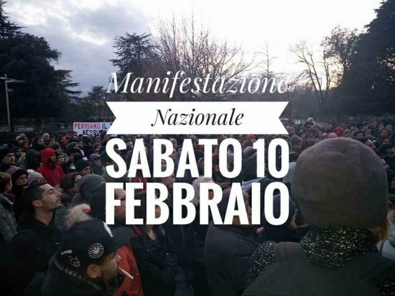 Sabato 10 febbraio saremo a Macerata a manifestare