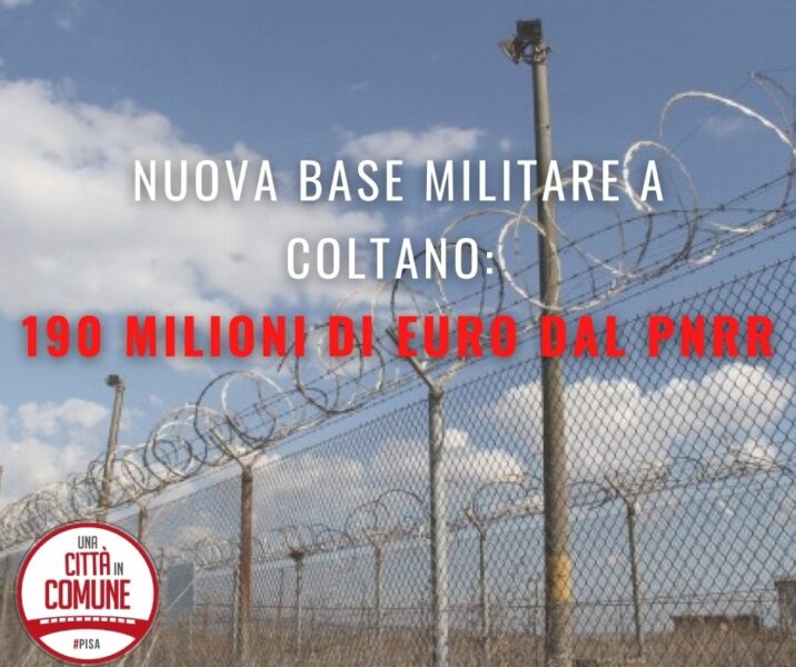 190 milioni di euro per la nuova base a Coltano: il quadro economico sia reso pubblico